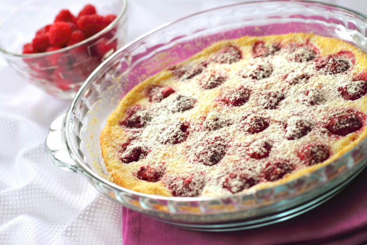 Clafoutis lamponi