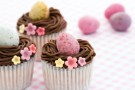 Cupcakes doppio cioccolato con uvetta