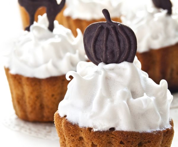 Muffin zucca panna montata Halloween