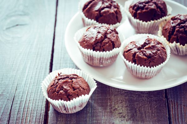 Muffin vegan mele cioccolato