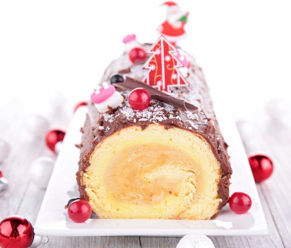 Tronchetto Di Natale Bianco Ricetta.Tronchetto Di Natale Al Cioccolato Bianco Torte Al Cioccolato