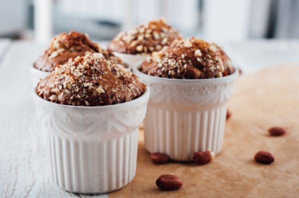 Muffin con burro di arachidi e snickers