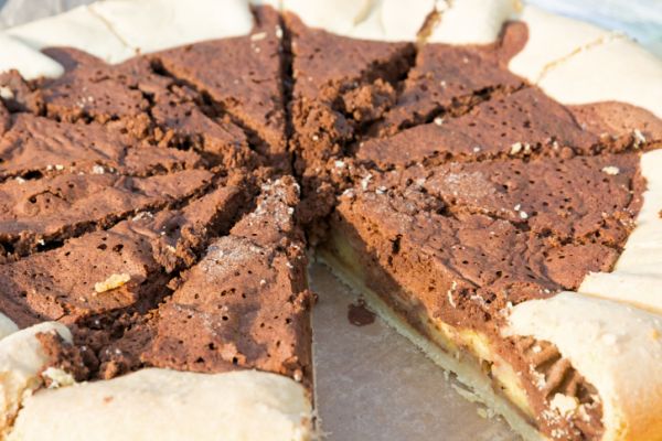 Torta biscotti nutella