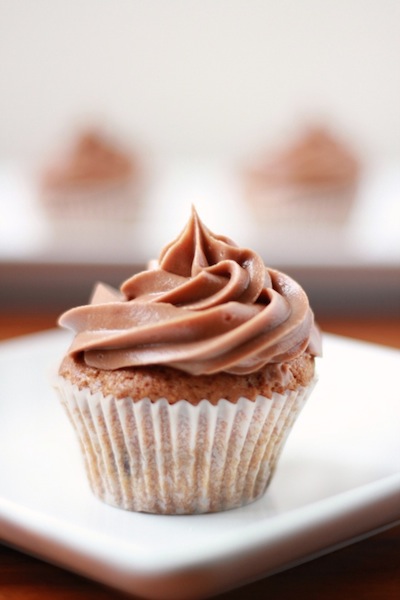 cupcake con cioccolato e nutella