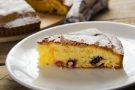 Torta di ricotta e ribes