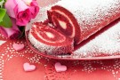 Rotolo red velvet cake