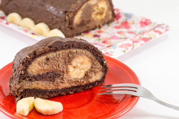 strudel, strudel con banane e cioccolato