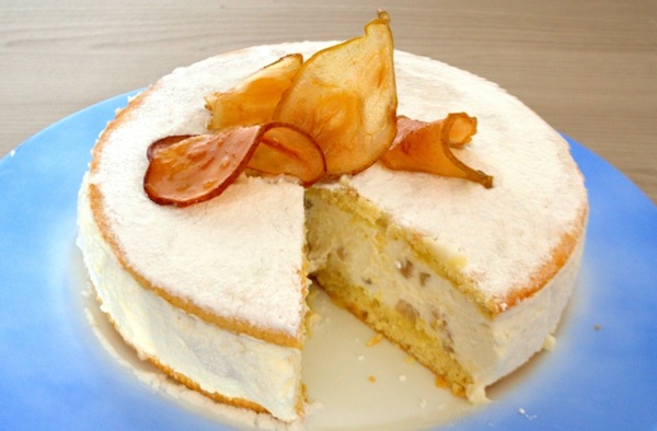 torta ricotta e pere, ricotta, torta morbida