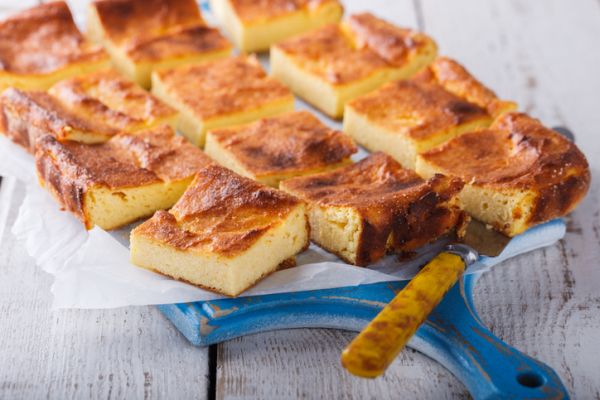 Torta budino al limone