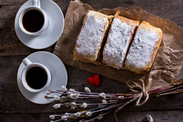 strudel noci, Strudel alle fragole e ricotta