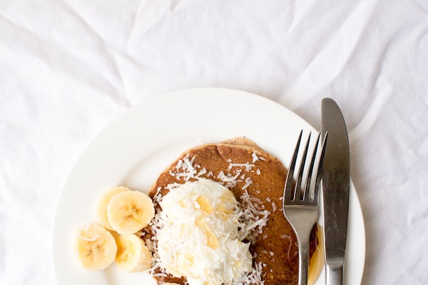 pancake di farro con glutine