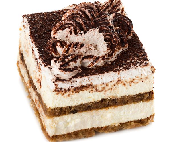 Tiramisù con pan di spagna al cioccolato