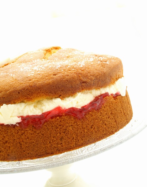 victoria sandwich, sponge cake
