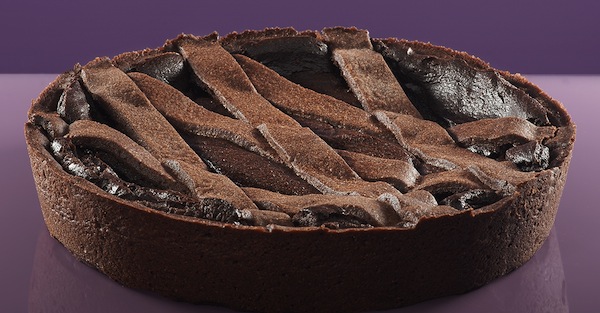 crostata con riso e cioccolato, crostata-al-cioccolato, crostata cacao, frangipane, san valentino