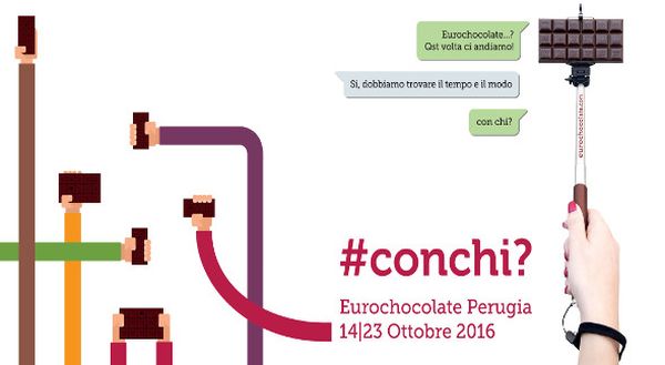 Eurochocolate 2016, a Perugia, dal 14 al 23 ottobre