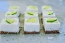 Minicheesecake tequila e lime e porto e pesche