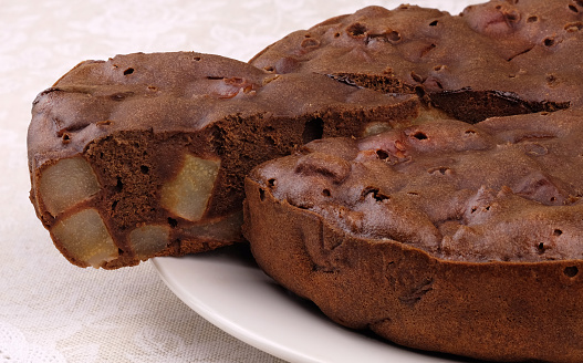 torta cioccolato e pere, torta al cioccolato