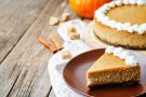 Cheesecake di Halloween con la zucca Cheesecake di Halloween con la zucca