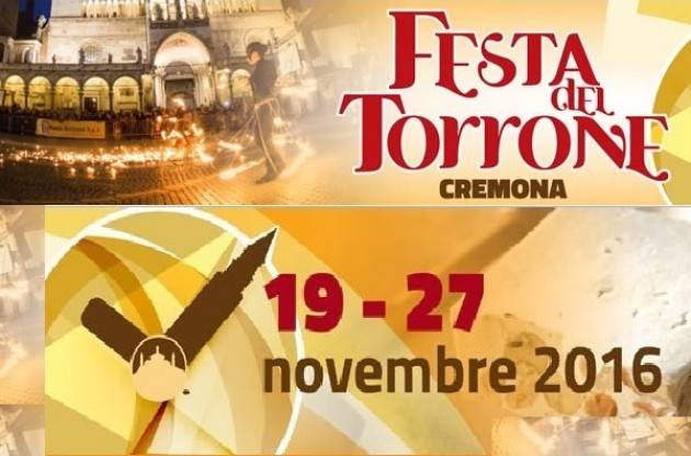 Festa del torrone 2016, a Cremona dal 19 al 27 Novembre