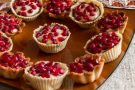 Tartellette crema e melagrana per Natale 2016 Tartellette crema e melagrana per Natale 2016