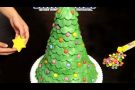 Torta albero di Natale con pasta di zucchero (VIDEO)