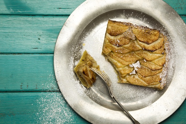 Crostata di mele con fragipane e frolla 