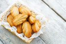 Madeleines al cioccolato bianco