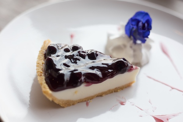 cheesecake, mirtilli, 