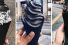 Gelato nero vegano