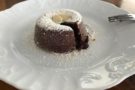 Tortino al cioccolato con fondente di lamponi Tortino al cioccolato con fondente di lamponi