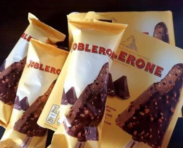 gelato, Toblerone