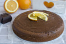 Torta arancia e cioccolato senza uova Torta arancia e cioccolato senza uova