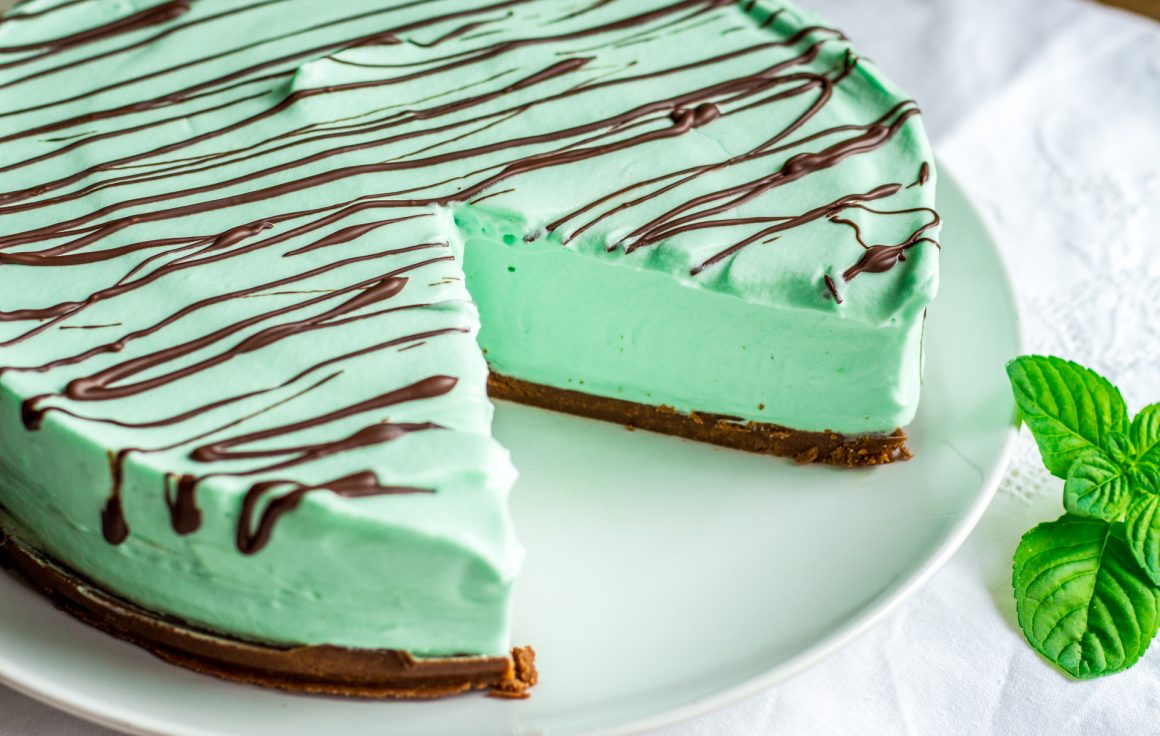 Torta fredda menta e cioccolato