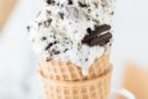Gelato al gusto di biscotto Oreo Gelato al gusto di biscotto Oreo