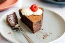 Torta con cioccolato e lamponi Torta con cioccolato e lamponi
