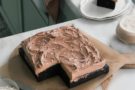 Mini Torta Al Cioccolato con glassa al caramello