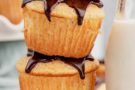 Boston Cupcakes alla crema pasticcera Boston Cupcakes alla crema pasticcera