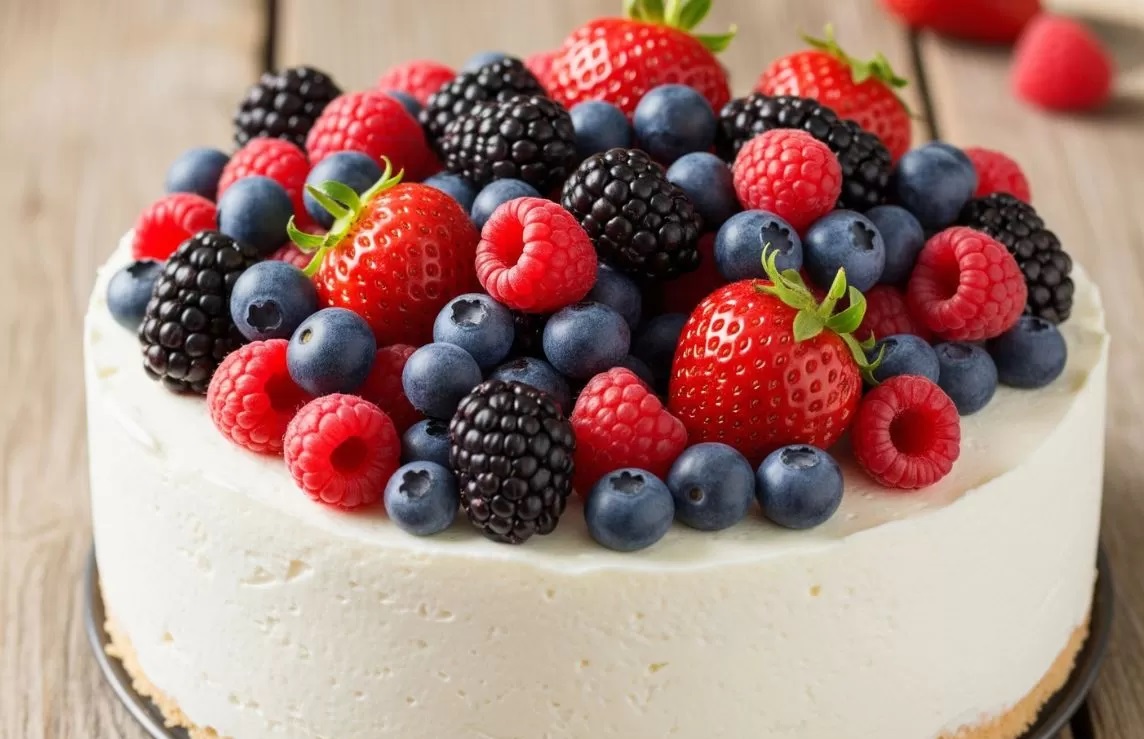 torta fredda allo yogurt
